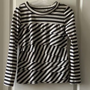 Marc Jacob black/white stripes top